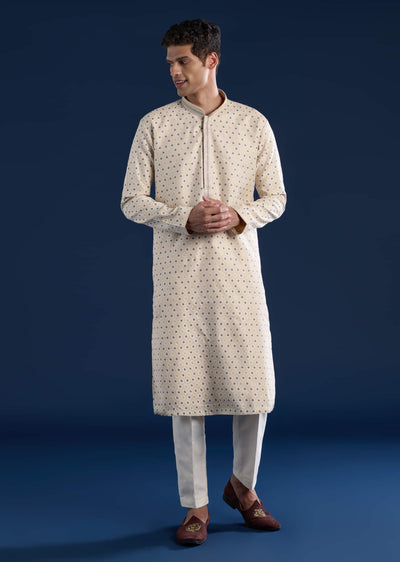 beige-jacquard-mens-kurta-and-pant-set-sg354019-1