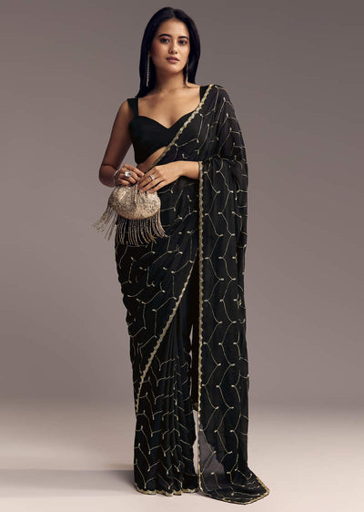 black-embroidered-chinon-saree-with-cut-dana-work-sg317718-1