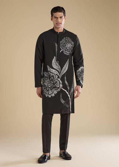 black-kurta-set-with-pants-sg346536-1 49ffd872-759c-4ece-8121-234dc9a5d7e2