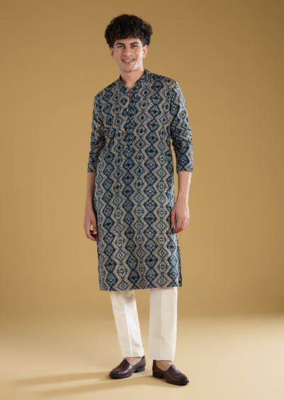 blue-mens-kurta-set-with-sequins-and-moti-detail-sg323703-1 b04306b6-b84c-40e1-bc49-6e0a14d04f31