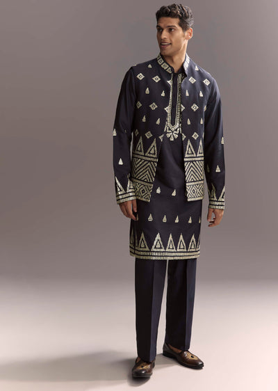 blue-silk-kurta-jacket-set-for-men-with-sequins-and-zari-embroidery-sg322814-1