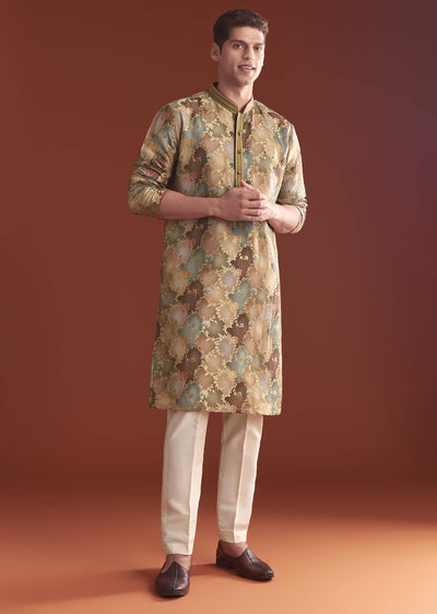 brown-banarasi-kurta-set-for-men-with-vine-pattern-sg321524-1