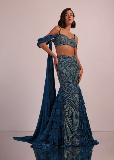 dark blue fish cut bridal-sg164013 7