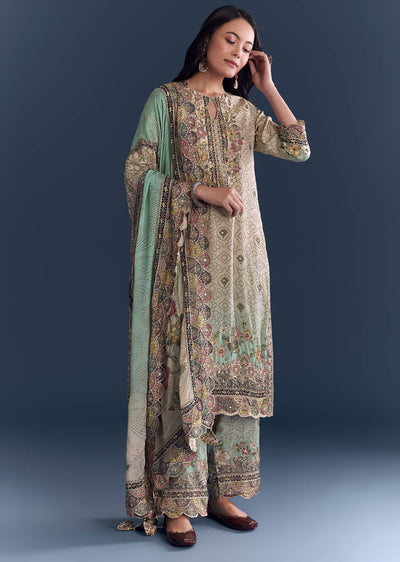 green-beige-ombre-crepe-kurta-set-with-floral-print-sg344092-1