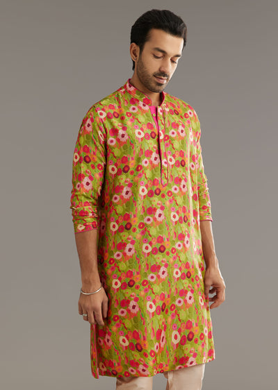 green-russian-silk-kurta-set-with-blossoming-prints-sg302429-4
