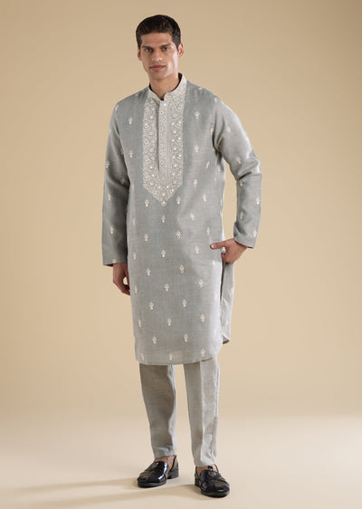 grey-embroidered-kurta-set-for-men-sg370516-1 1fb955d0-8bfc-45be-af21-721dc00d172f
