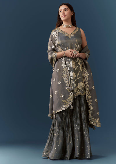 grey-jacquard-weave-stone-work-kurta-sharara-set-sg328078-1 764bbc9a-883b-46e1-8169-a2fdac9a4bcd