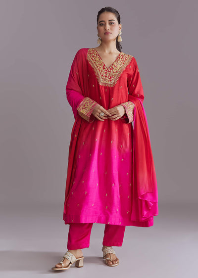 hot-pink-ombre-silk-kurta-set-with-zari-embroidery-sg345488-1