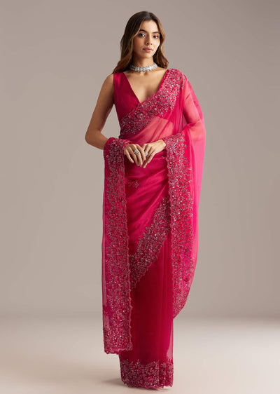 hot-pink-organza-saree-with-stone-and-cutdana-embroidery-sg338786-2