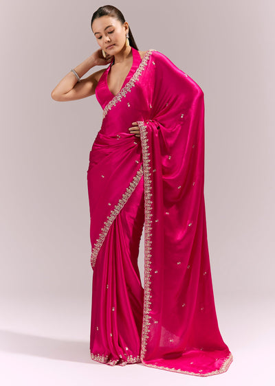 hot-pink-satin-chinon-saree-with-hand-embroidered-border-and-buttis-sg385085-1 3e8e3805-6fc1-48fb-93c2-7201cc3fca1f