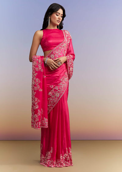 hot-pink-satin-saree-with-heavy-embroidered-details-sg338621-1