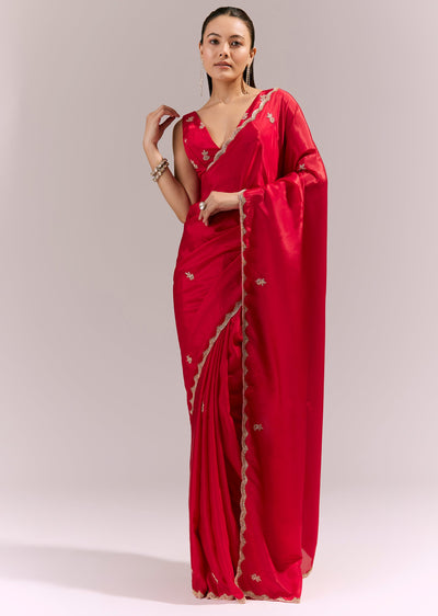 hot-red-satin-saree-with-scalloped-embroidered-border-and-butti-sg385103-1 d907bc98-8c64-4387-a685-96ed9584d8a3