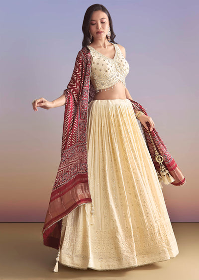 ivory-georgette-bridesmaid-lehenga-with-lucknowi-chikankari-and-mirror-work-sg344824-1