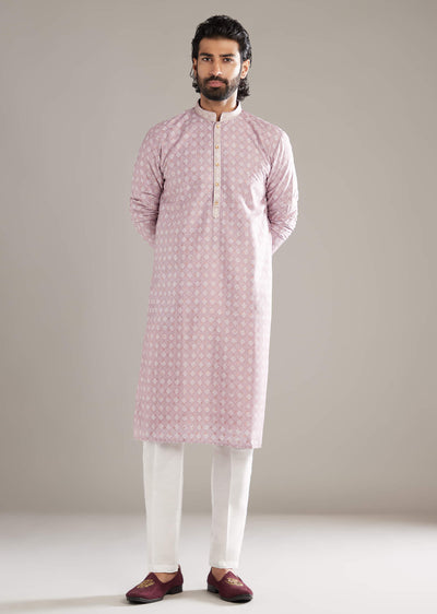 light-pink-silk-kurta-set-for-men-with-floral-print-sg345555-1 edd5a7e7-61e3-4c7d-9dfe-547effd310b1
