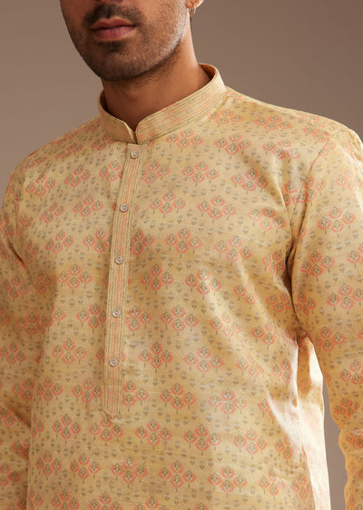 light-yellow-silk-abstract-printed-kurta-set-sg306808-1