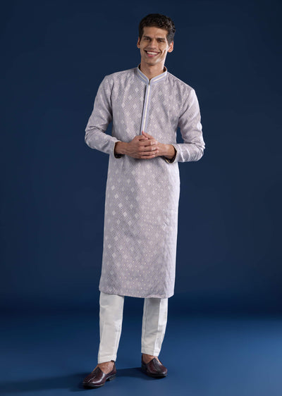 lilac-mens-jacquard-self-work-kurta-and-pant-set-sg321412-1