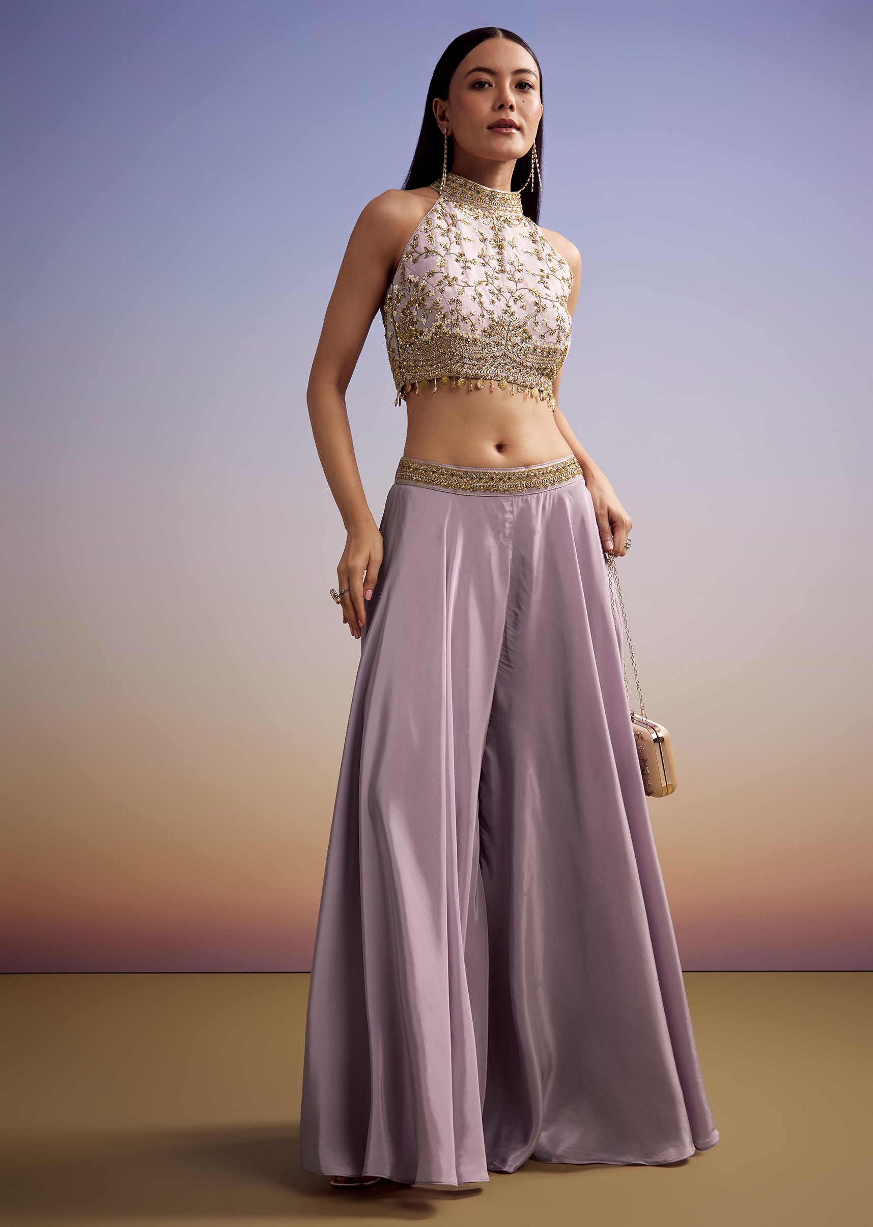 lilac-tissue-crop-top-set-with