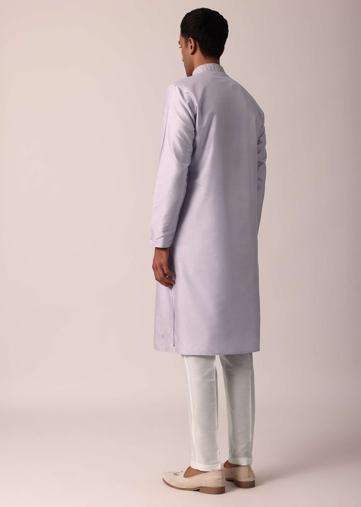 majestic festival silk kurta set with thread and mirror work-sg217528 2