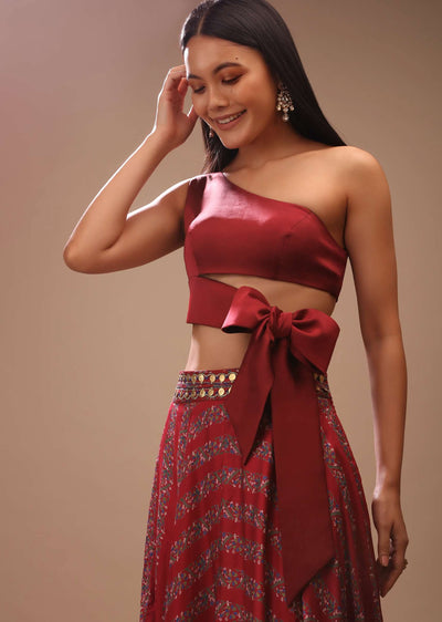 maroon blouse-m001blm575y-sg93792 1