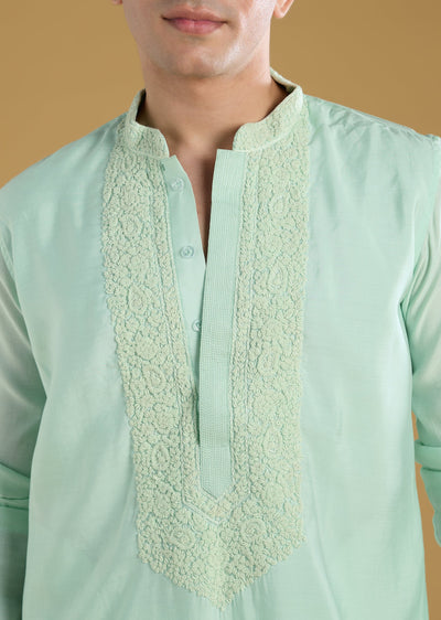 mint-green-mens-kurta-set-with-thread-detail-sg325991-1 55443391-d76b-4716-837d-63e3b4ecbafc