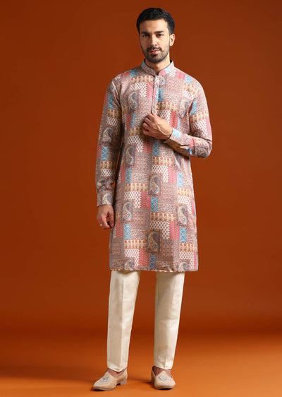 multicolour-kurta-set-for-men-with-kantha-work-sg321516-1