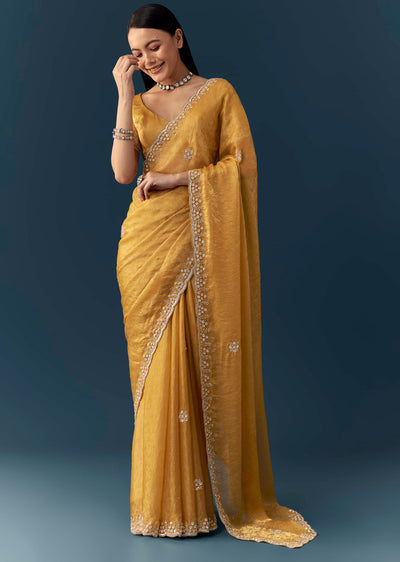 mustard-yellow-jacquard-printed-tissue-saree-with-unstitched-blouse-sg352150-1
