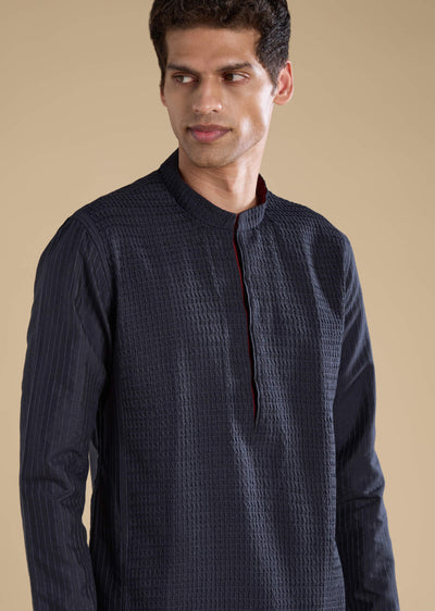 navy-blue-pintuck-mens-kurta-set-sg328959-1