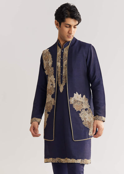 navy-blue-rawsilk-jacket-kurta-set-with-floral-beaded-and-threadwork-sg323512-1