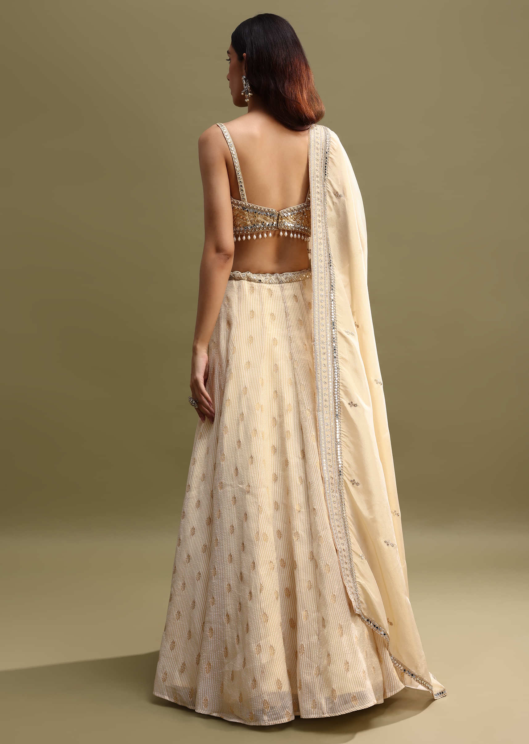off white embroidered georgette lehenga choli set-sg243192 3