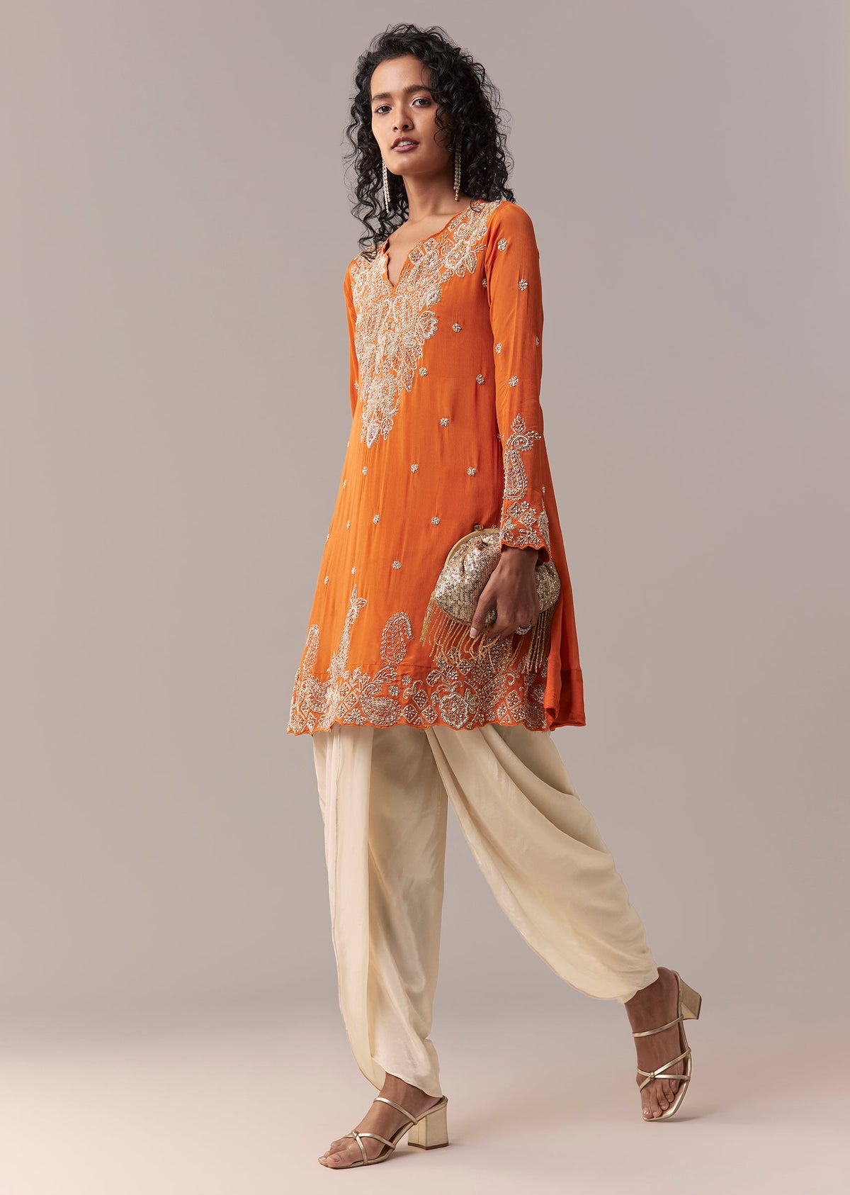 orange-embellished-dhoti-suit-set-sg340230-3 cee1317f-3f1e-4be9-ae14-bbdfa1661a26