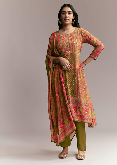 orange-green-printed-kurta-set-sg339518-1