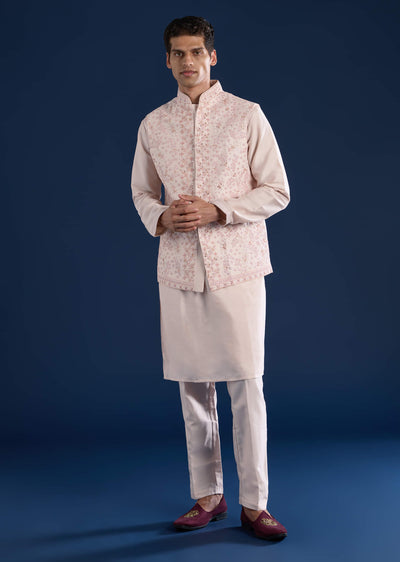 peach-cotton-silk-jacket-kurta-set-with-mirror-work-sg330462-1 1