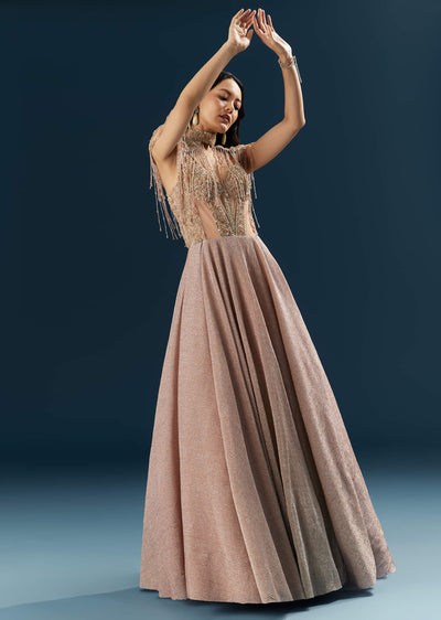peach-crepe-bridal-gown-with-heavy-embroidery-sg334577-1
