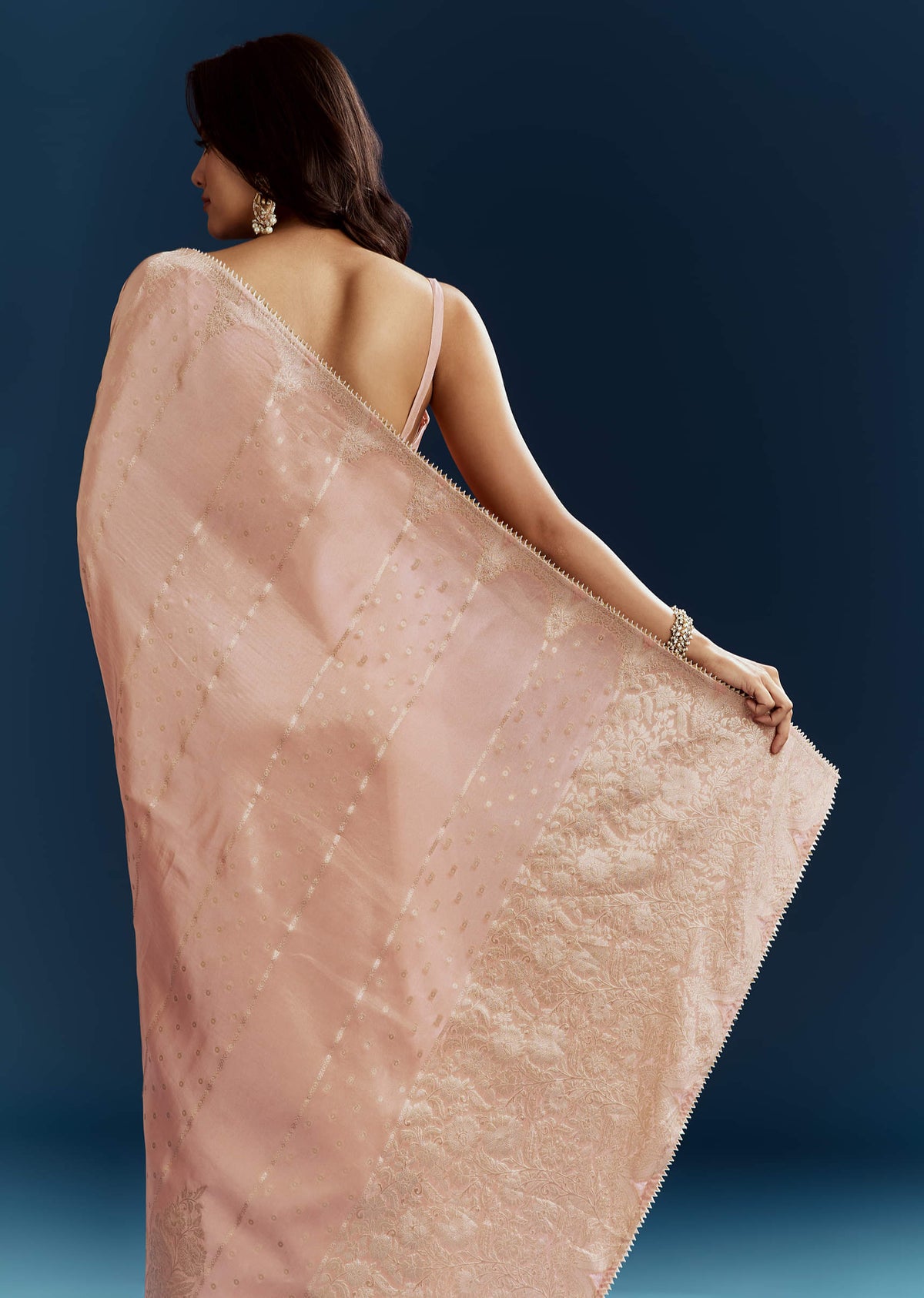 peach-dola-silk-brocade-saree-with-gota-patti-and-moti-embroidery-sg316227-4