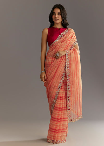 peach-red-shaded-shibori-print-tissue-saree-with-embroidered-sg292889-1