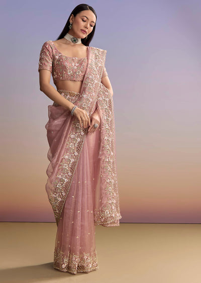 pink tissue saree with floral hand embroidery and cutwork-sg319810-10 11