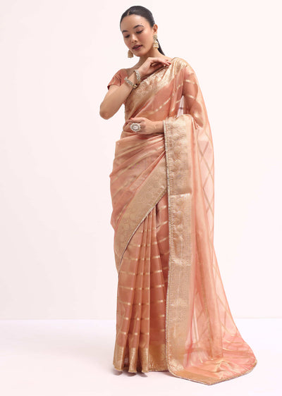 pinkish gold zari chanderi silk saree with unstitched border-sg213253 9 14cbbb61-8b84-4320-b45e-6c5de02590cf