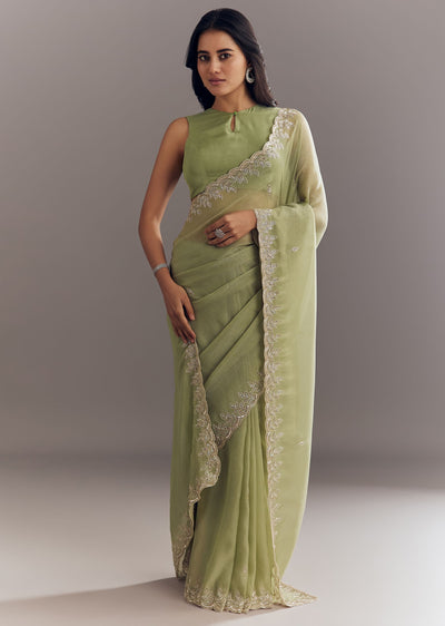 pista-green-tissue-saree-with-leaf-motif-embroidery-in-sequins-and-cutdana-sg294562-2