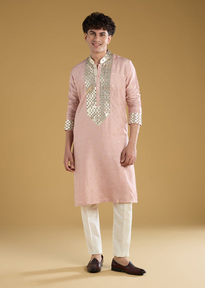 powder-pink-mens-kurta-set-with-beads-metal-leather-and-zari-work-sg323839-1 c36afb56-0b83-484e-9ced-0d9613ebf72c
