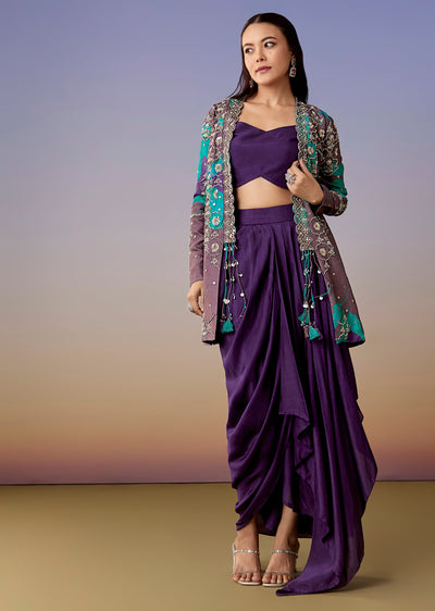 purple-printed-cape-jacket-skirt-set-sg363586-1 06648bcb-21fd-4d17-9a8c-5ad9cee9c6d0