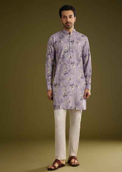 purple-zipper-kurta-set-in-russian-silk-with-floral-printed-sg302205-1 4