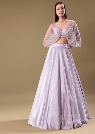 purple drape skirt with butterfly blouse-sg222233 1 fbc34935-fbac-4395-bca5-328b92e12529