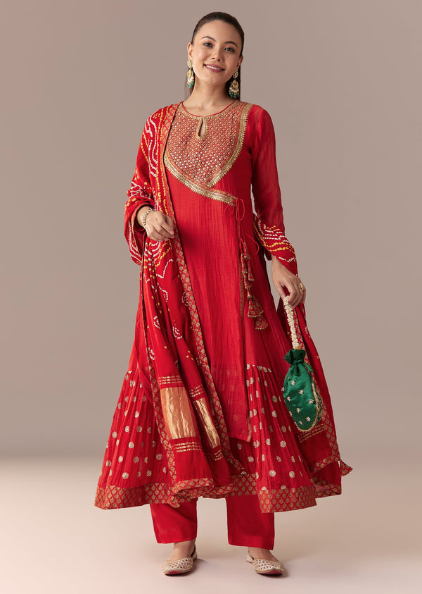 red-angrakha-kurta-set-with-bandhani-dupatta-sg359702-1 f3aba99c-7a3c-4bbe-8eb8-6b8d8e1981c1