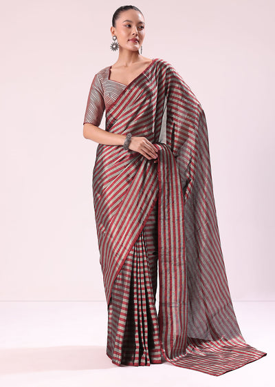 red and silver striped chanderi tissue saree with pipe-sg229870 9 7cadaa22-8d50-4a7f-821f-faa63785fa20