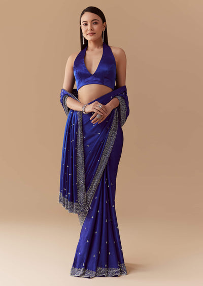 royal-blue-mirror-embellished-saree-with-unstitched-blouse-sg338755-1