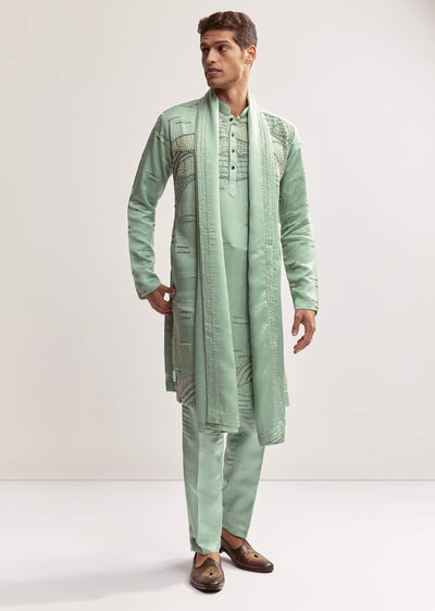 sea-green-silk-kurta-set-for-men-with-bead-embroidery-sg321956-2