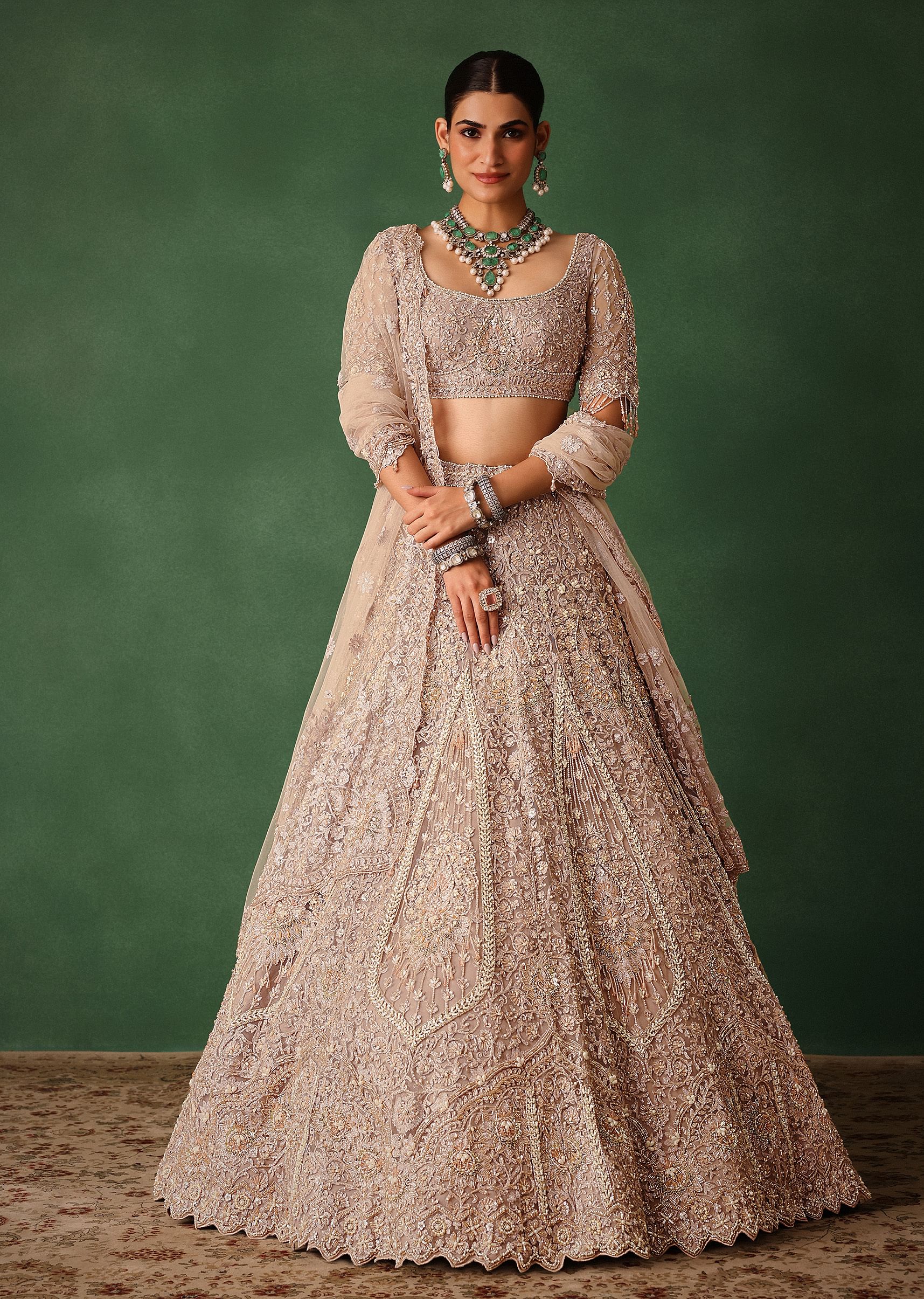 Golden Bridal Lehenga With Price Beautiful Golden Color Designer