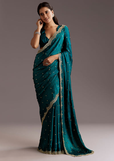 teal-green-chinon-saree-with-cutdana-and-sequins-scallop-border-sg285853-1