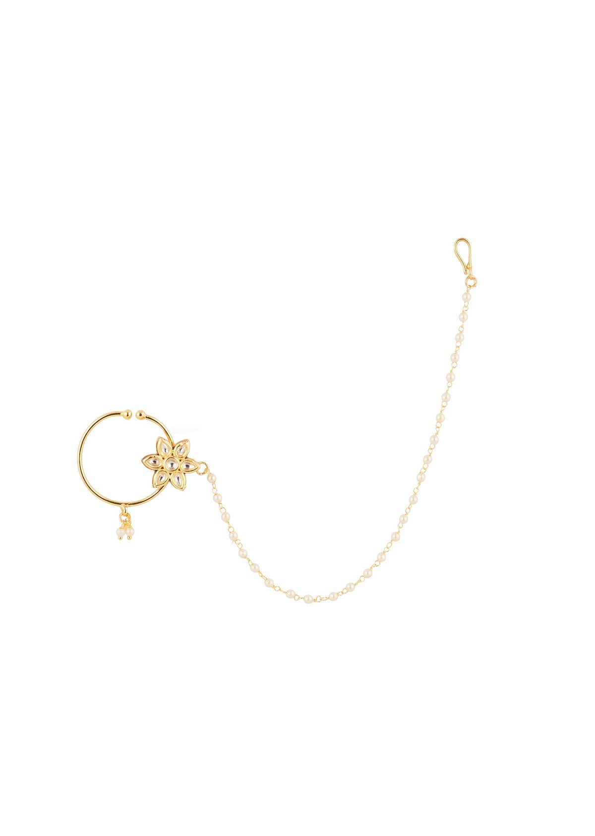 white-gold-nose-ring-with-sophisticated-detail-sg374375-1 3132187a-5c2b-4137-99d5-6d1adab0eb64