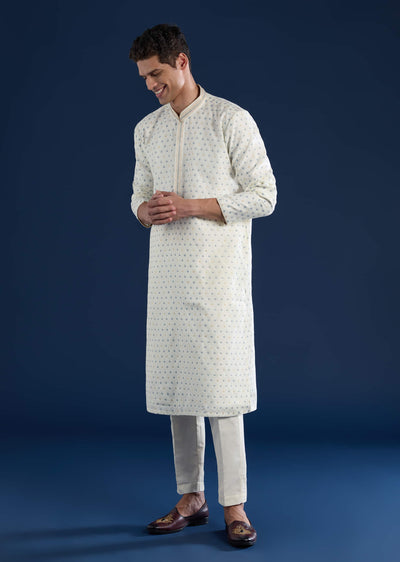 white-jacquard-kurta-set-sg354011-1 2